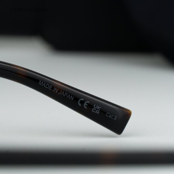 BRAND NEW Saint Laurent SL707 001 Silver Havana Grey Oval Unisex Sunglasses - Picture 8 of 10